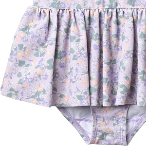 Купальник с оборками Wheat "Erna Purple Light Petunias", королевские петунии